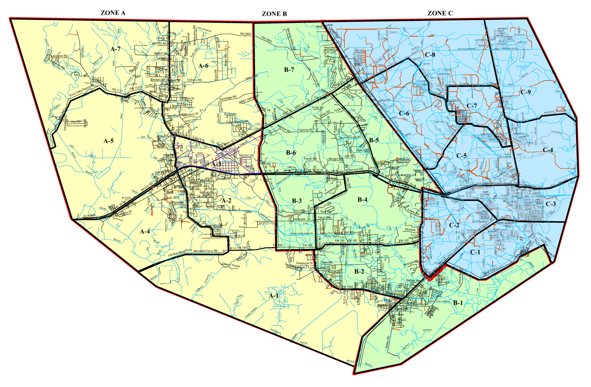 Maps Orange County Drainage District