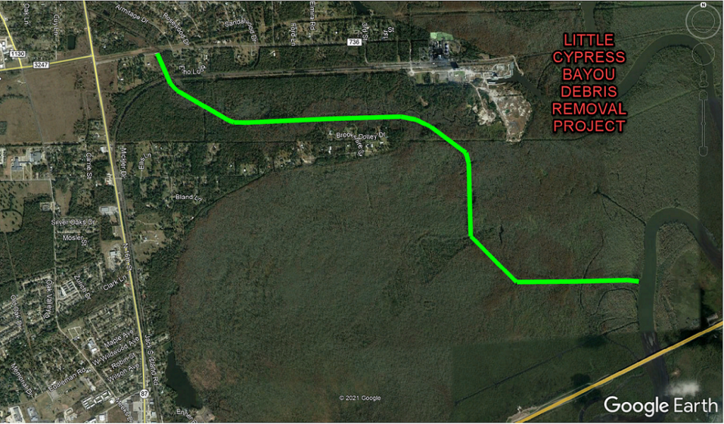 2021 Little Cypress Bayou Waterway Debris Removal Project NRCS/USDA ...