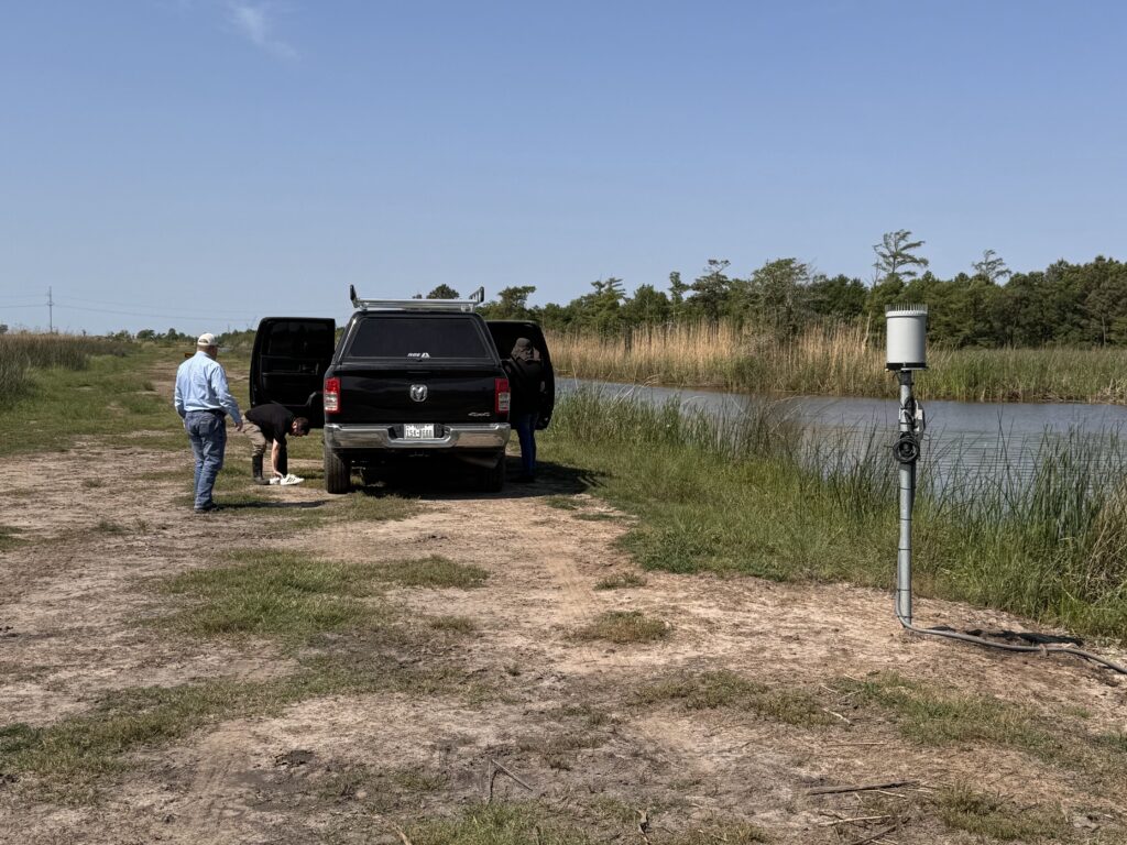 lamar-university-truck-and-researches-with-drainage-district-assistant-gm